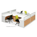 Elegant Design Minimalist Shared Working Space 4 Sitz Büroarbeitsplätze